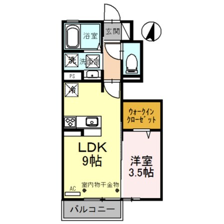 クロワールの物件間取画像